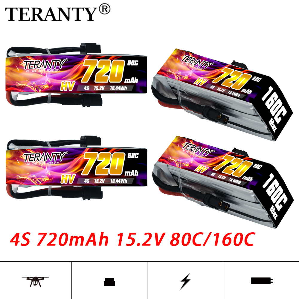 Drone Lipo Battery - TERANTY 720mAh 4S 15.2V HV Lipo