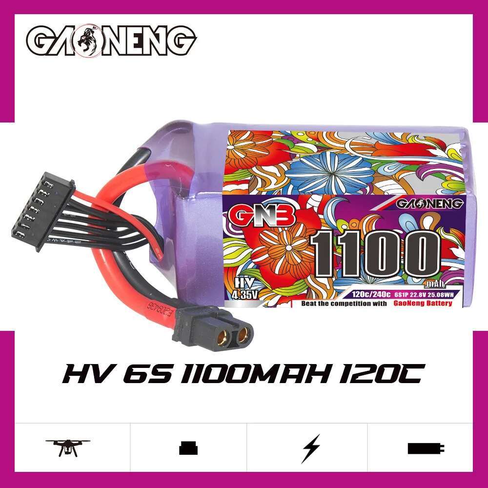 2Pcs GNB 6S Lipo Battery 22.8V - Drone Lipo Battery incelemesi ve fiyatı