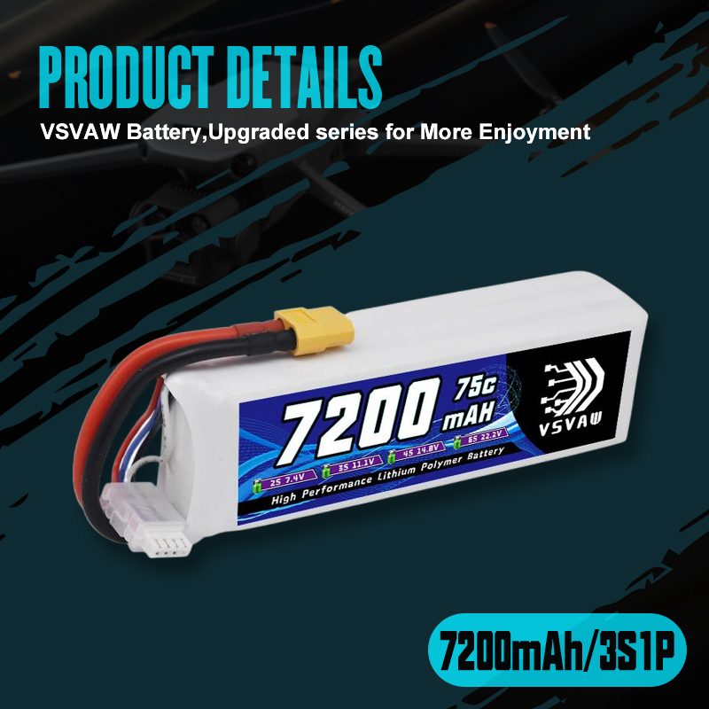 VSVAW 3S Lipo Battery 11.1V 72 - Drone Lipo Battery incelemesi ve fiyatı