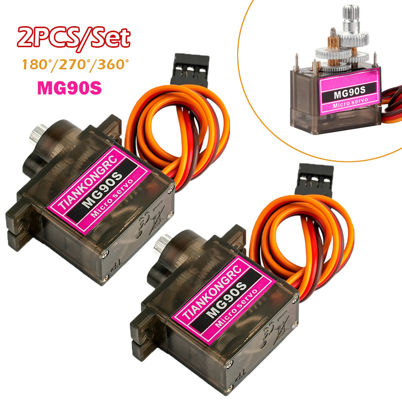 2PCS MG90S Full Metal Gear Mic - Rc Drone Uav incelemesi ve fiyatı