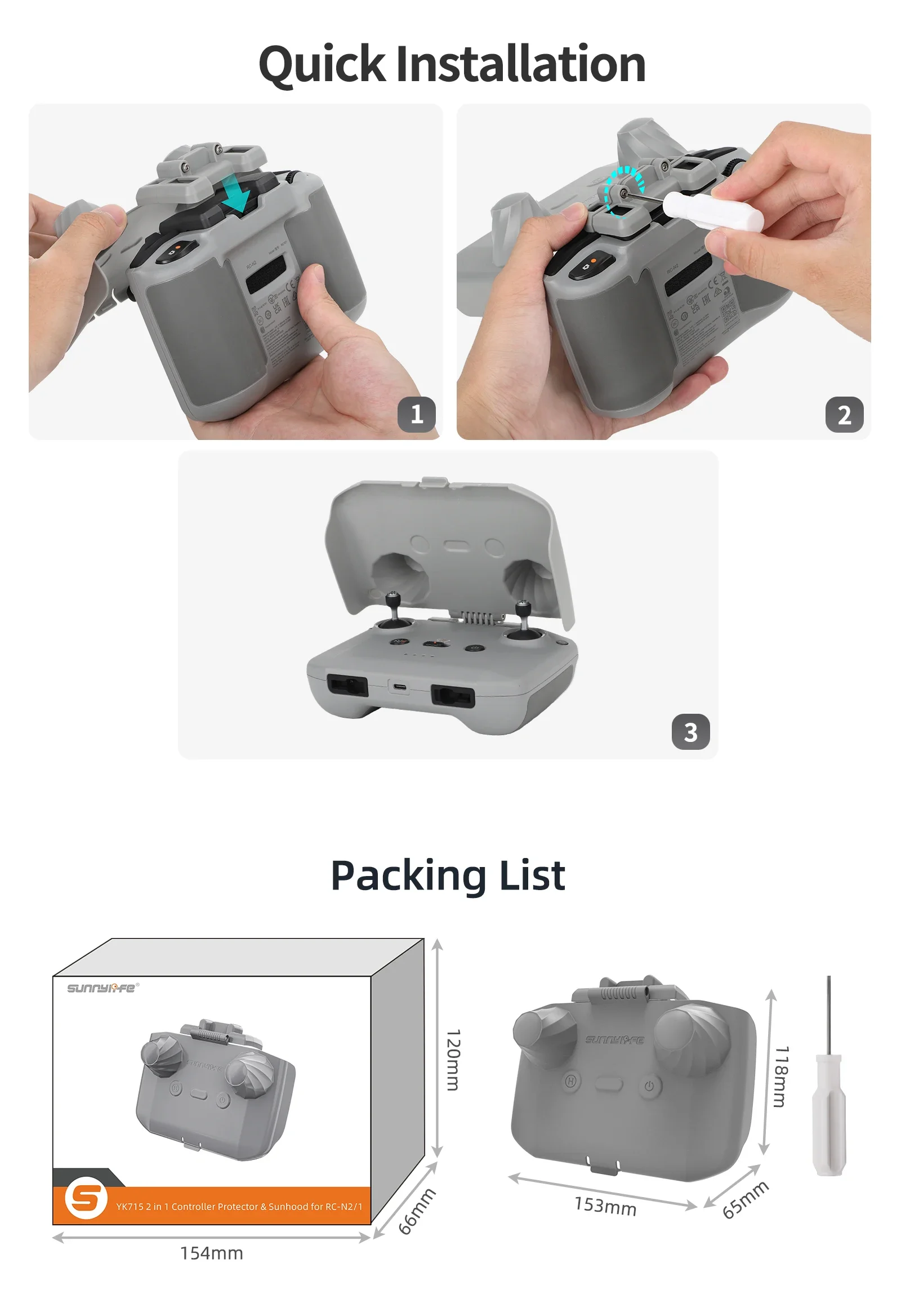 2 in 1 Controller Protector Su - Drone Rc Cover incelemesi ve fiyatı