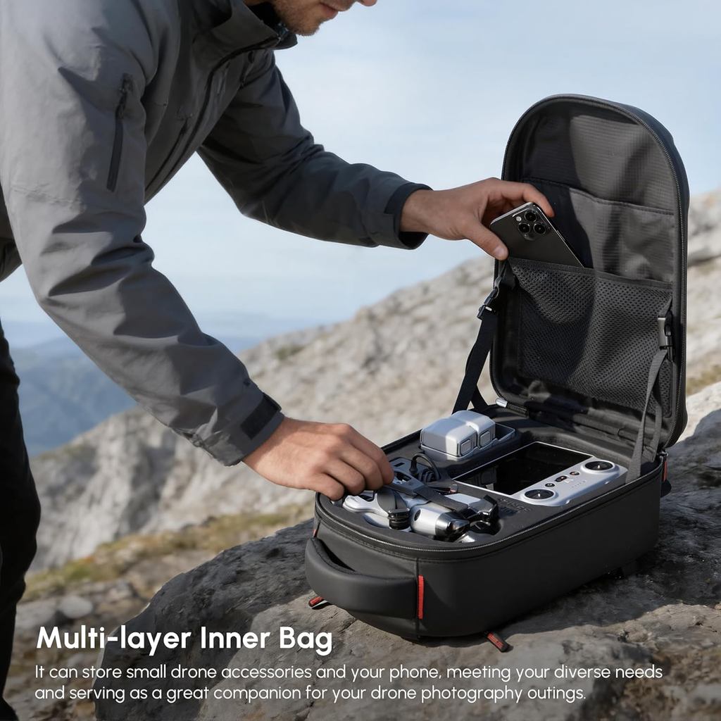 Waterproof Hard Carrying Backp - Drone Dji Rc Mini 3 Pro incelemesi ve fiyatı