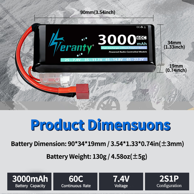 TERANTY 2S 3000mAh Lipo Batter - Drone Lipo Battery incelemesi ve fiyatı