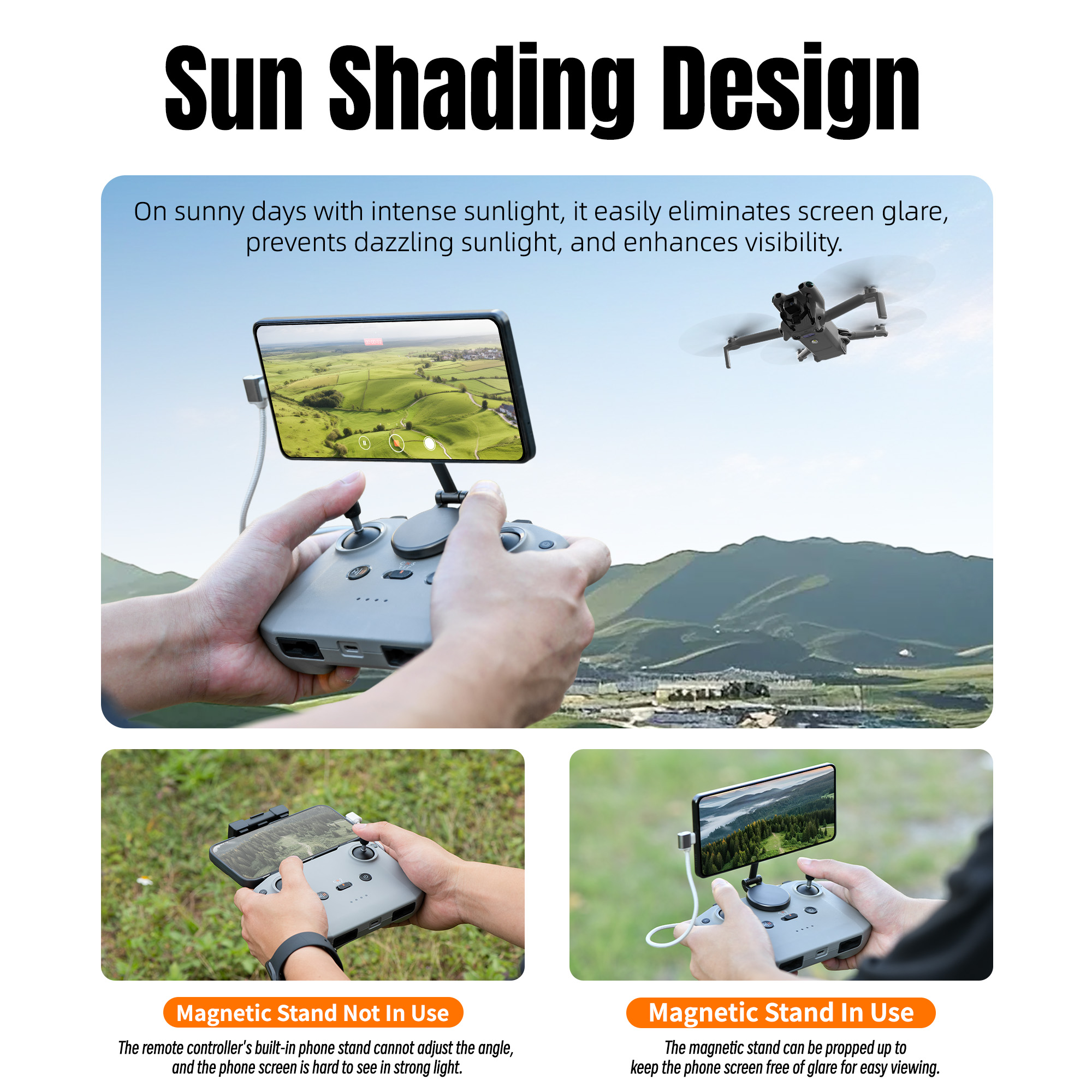 Adjustable Magnetic Phone Stan - Drone Dji Rc Mini 3 Pro incelemesi ve fiyatı