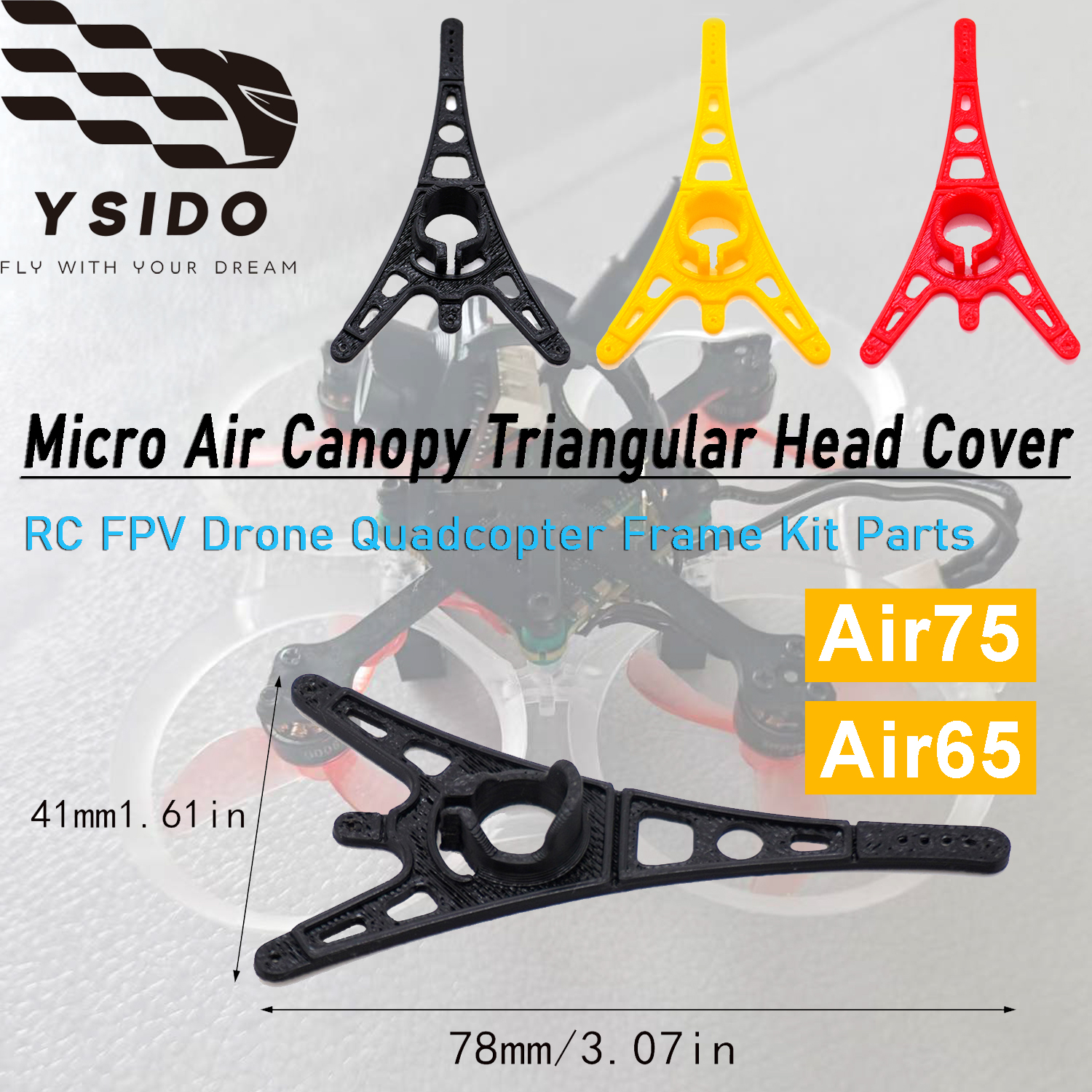 YSIDO Micro Air Canopy Triangu - Micro Fpv Quad incelemesi ve fiyatı