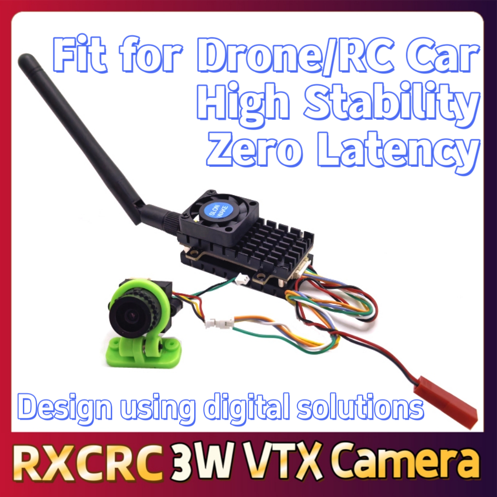 RXCRC 5.8G 3W Video VTX transm - Drone Rc With Camera incelemesi ve fiyatı
