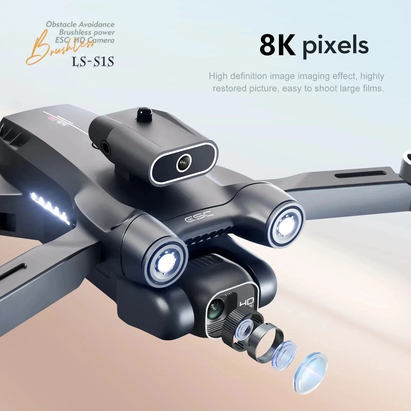 New S1S 5G GPS Drone Camera 8K - Drone Rc Gps incelemesi ve fiyatı