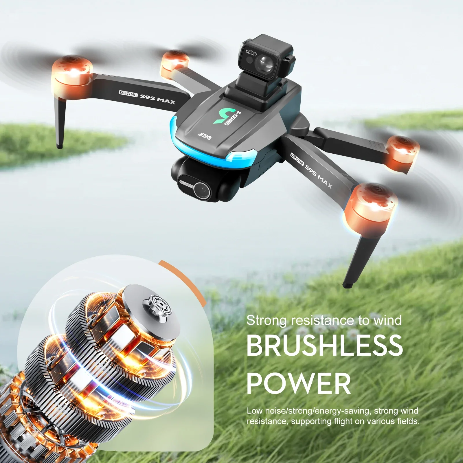NEW S9S MAX MINI Drone 4K 2-Ax - Rc Drone Uav incelemesi ve fiyatı