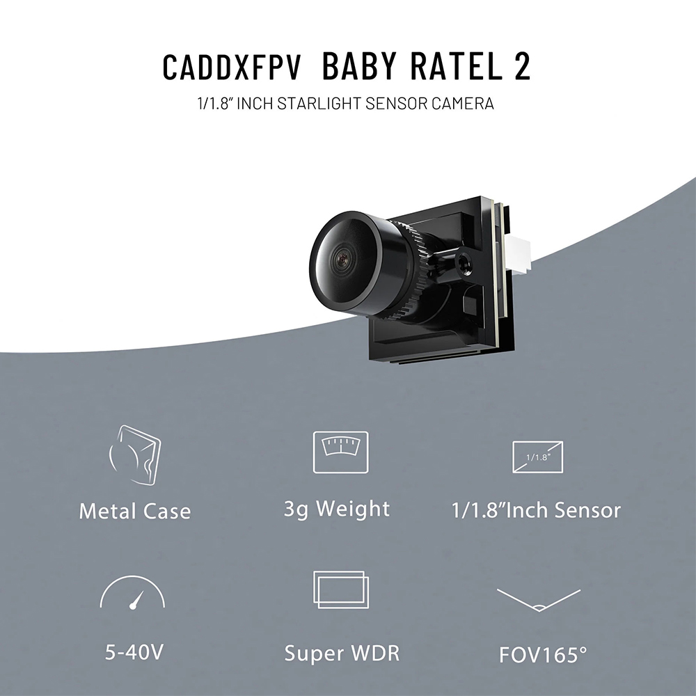 CADDX Micro FPV Camera Ratel 2 - Drone Rc With Camera incelemesi ve fiyatı