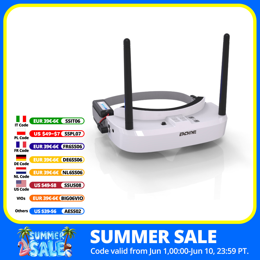 Eachine EV100 720*540 5.8G 72C - Drone Rc Cover incelemesi ve fiyatı