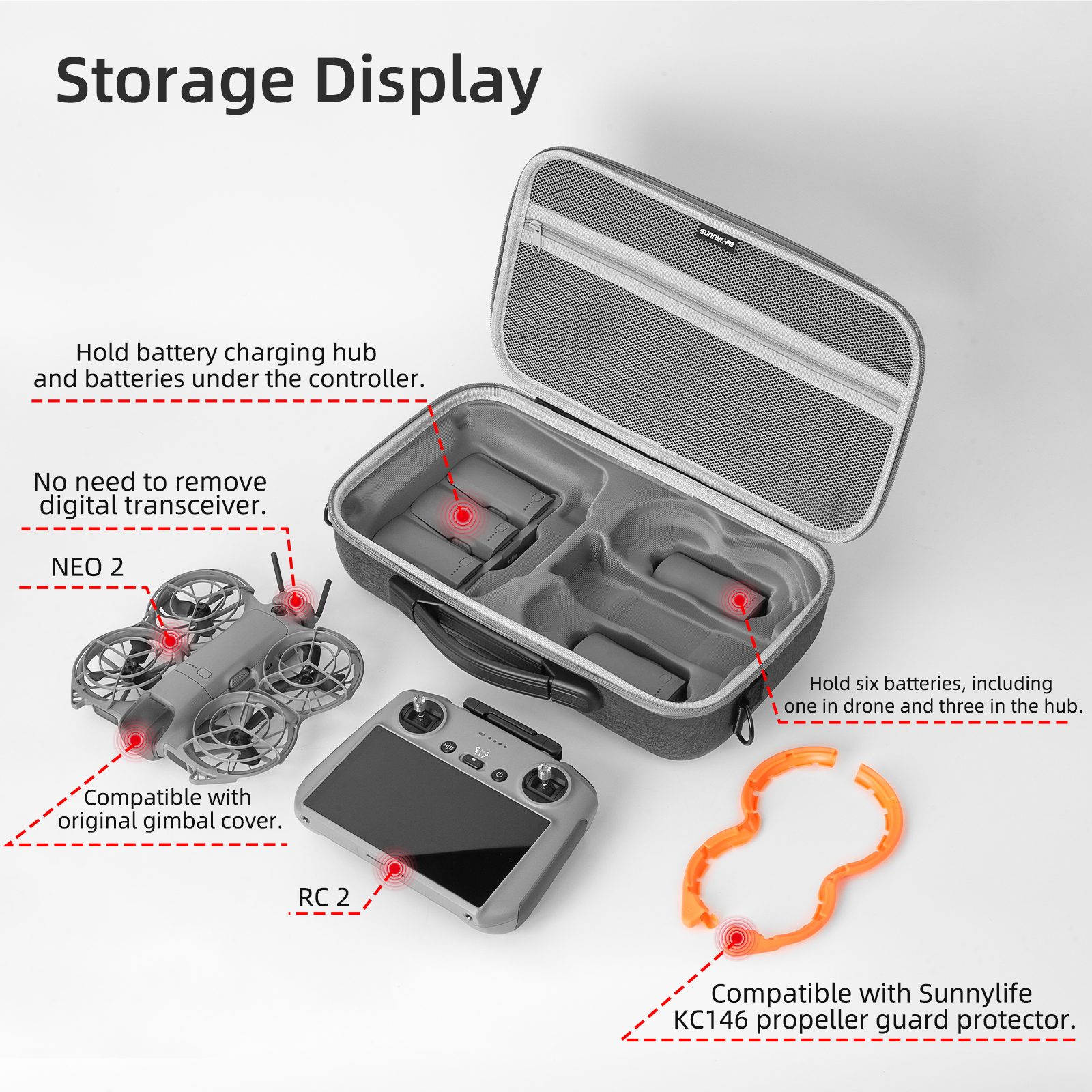 Portable Carrying Case For DJI - Drone Rc Cover incelemesi ve fiyatı