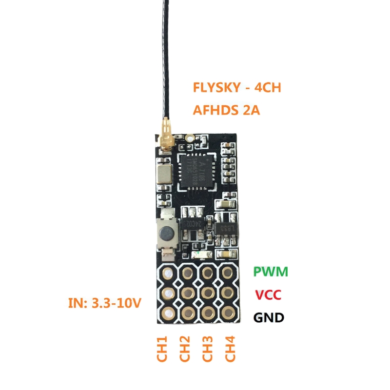 Flysky FS2A Mini Receiver 4CH  - Rc Drone Uav incelemesi ve fiyatı
