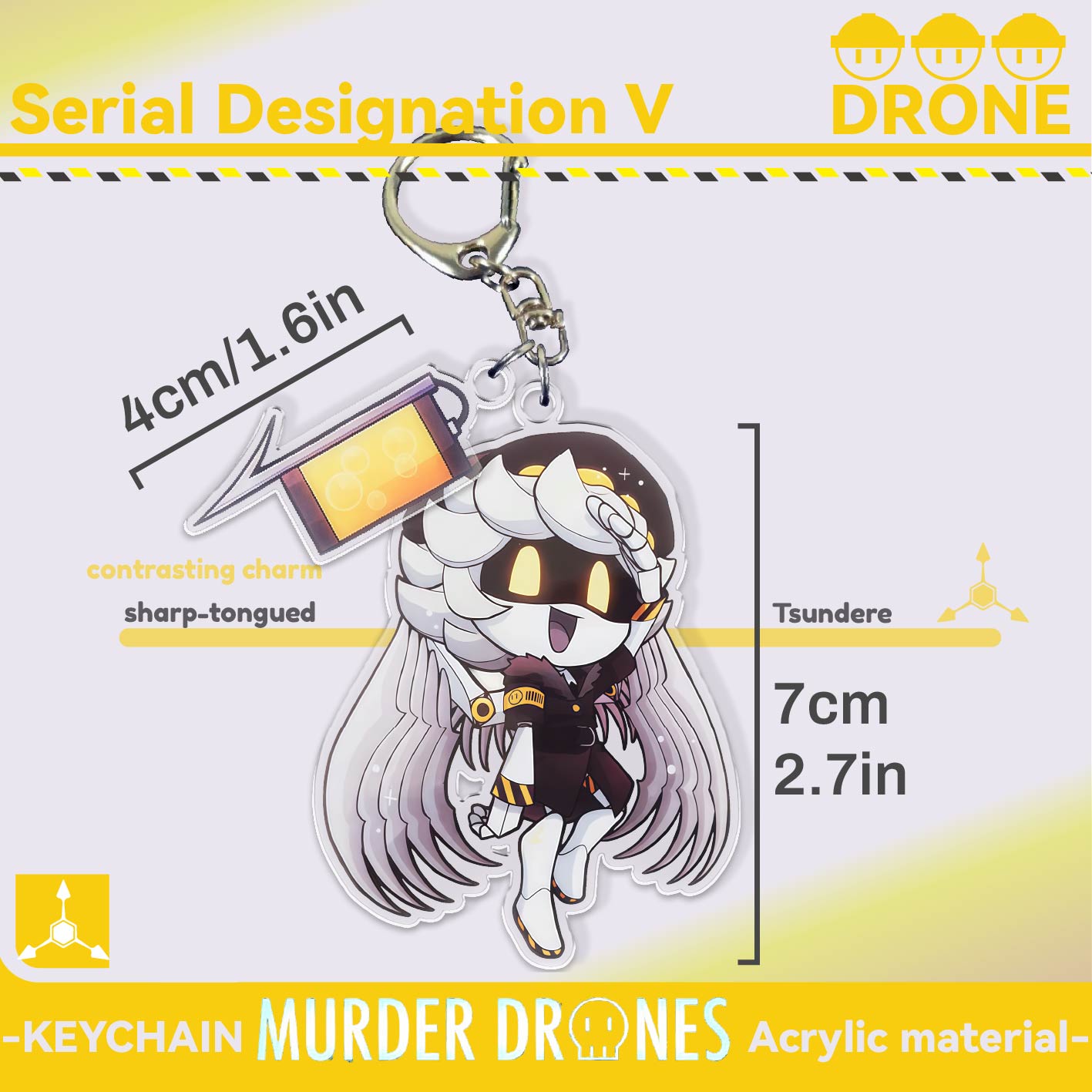 Murder Drones Keychain.,2D Acr - Drone & Rc Plane Maker Durgapur West Bengal incelemesi ve fiyatı