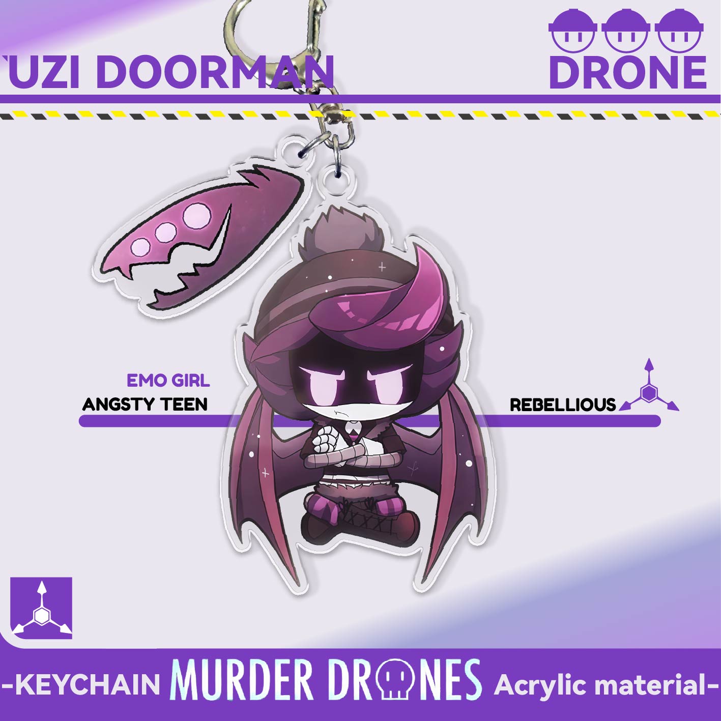 Murder Drones Keychain.,2D Acr - Drone & Rc Plane Maker Durgapur West Bengal incelemesi ve fiyatı