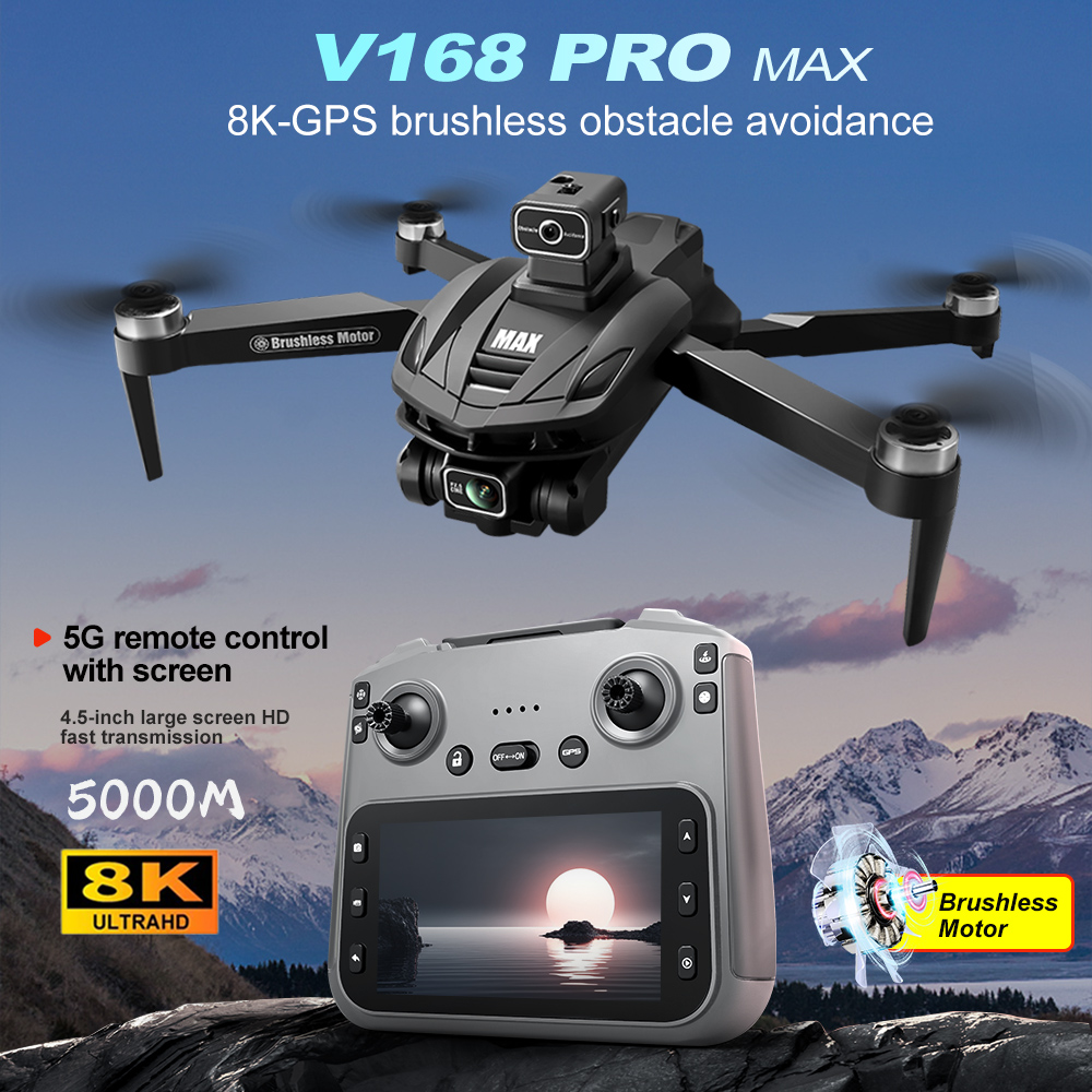 V168 PRO Max GPS Drone 8K Prof - Drone Rc Gps incelemesi ve fiyatı