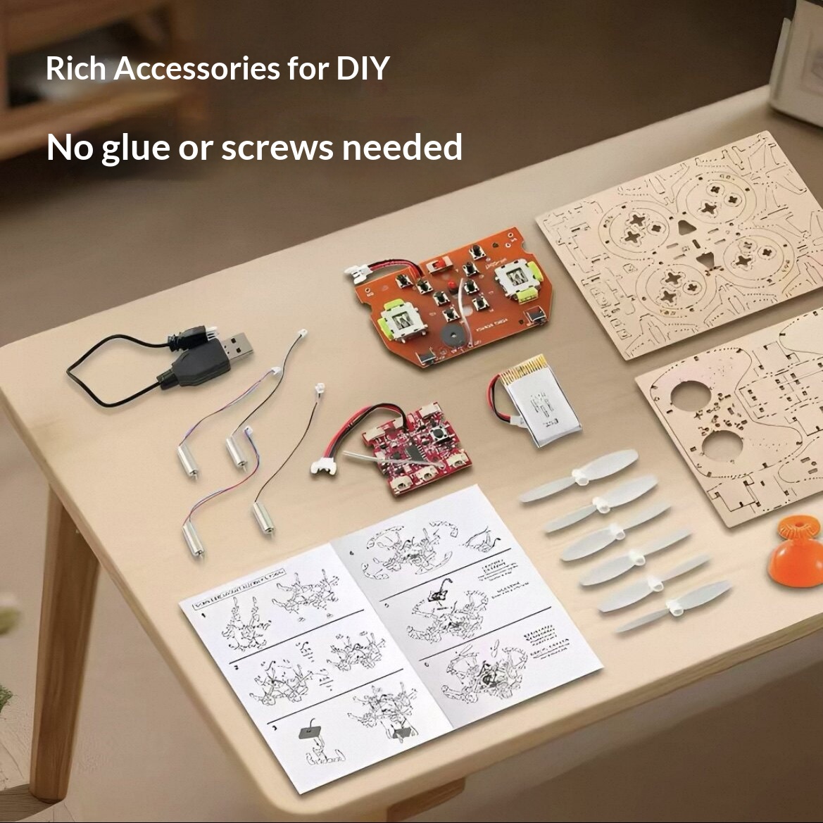 2026 New Wooden DIY Assembled  - Flight Controller incelemesi ve fiyatı
