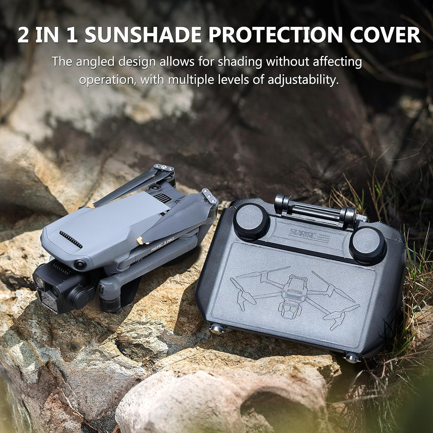 2-in-1 Sun Hood & Joystick Cov - Drone Rc Cover incelemesi ve fiyatı
