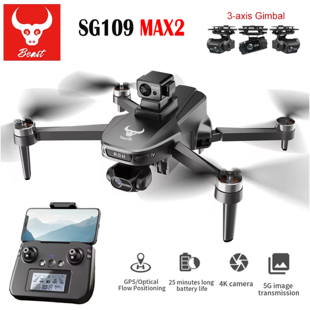 SG109 MAX2 Professional FPV 8K - Drone Rc Gps incelemesi ve fiyatı