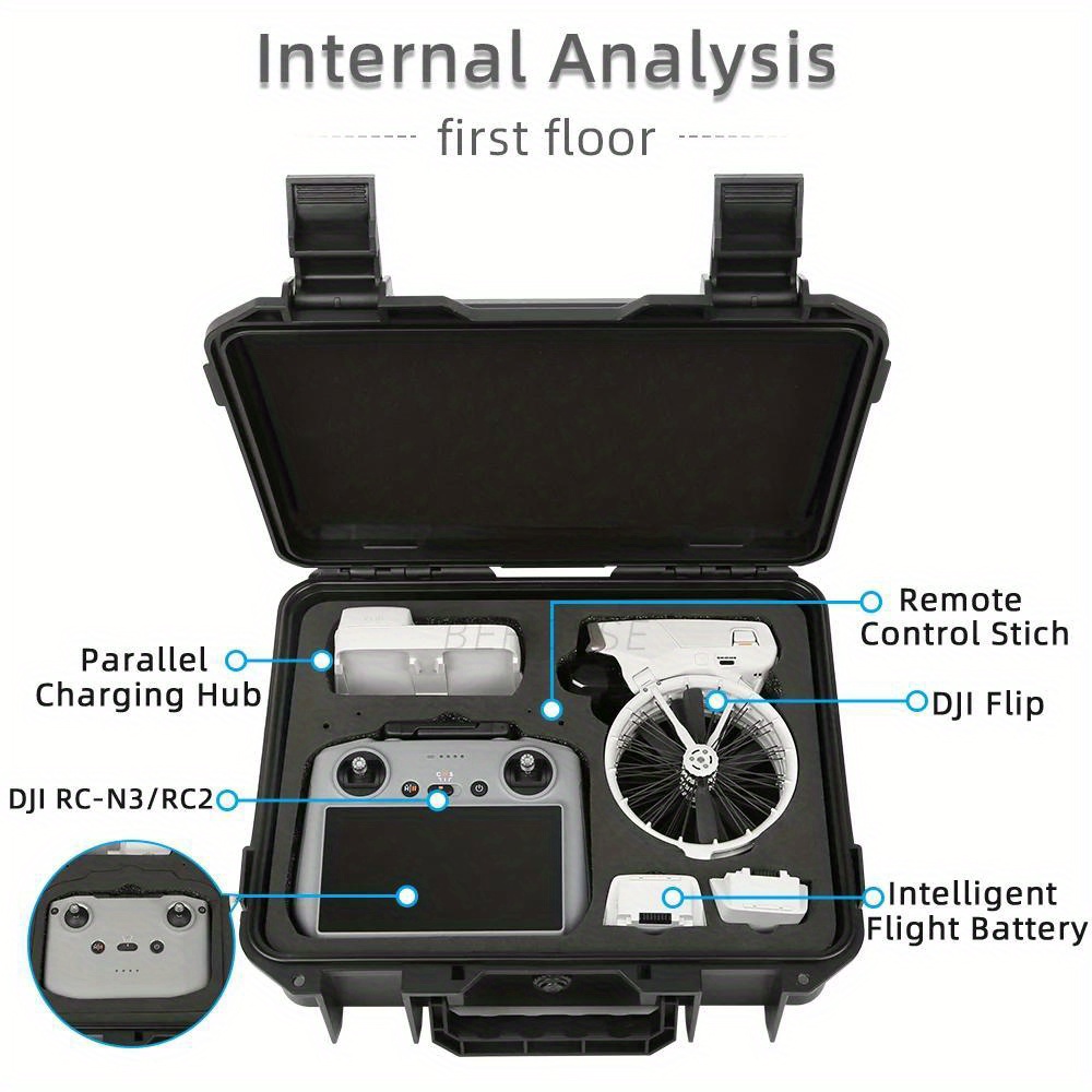 For DJI Flip hard-shell storag - Drone Rc Cover incelemesi ve fiyatı