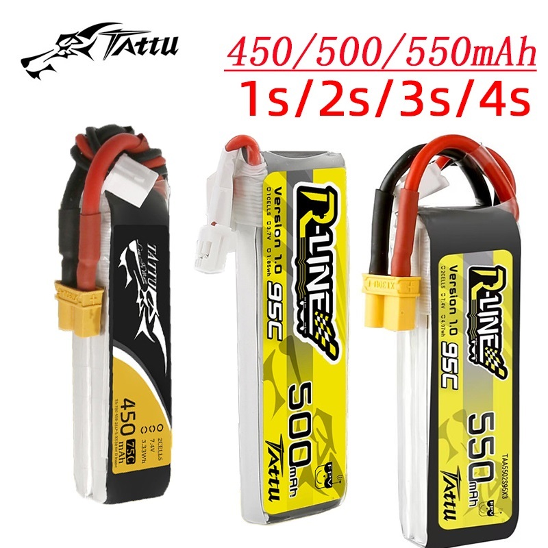 3Pcs NEW TATTU 450/500/550mAh  - Drone Lipo Battery incelemesi ve fiyatı
