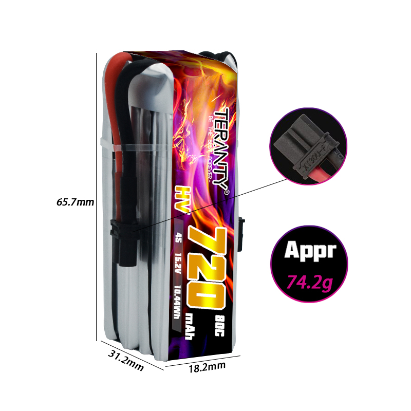 TERANTY 720mAh 4S 15.2V HV Lip - Drone Lipo Battery incelemesi ve fiyatı