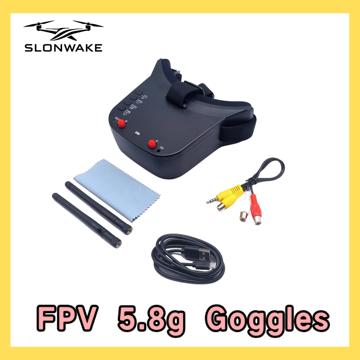 SLONWAKE 5.8G 48CH FPV 400mw V - Drone Rc With Camera incelemesi ve fiyatı