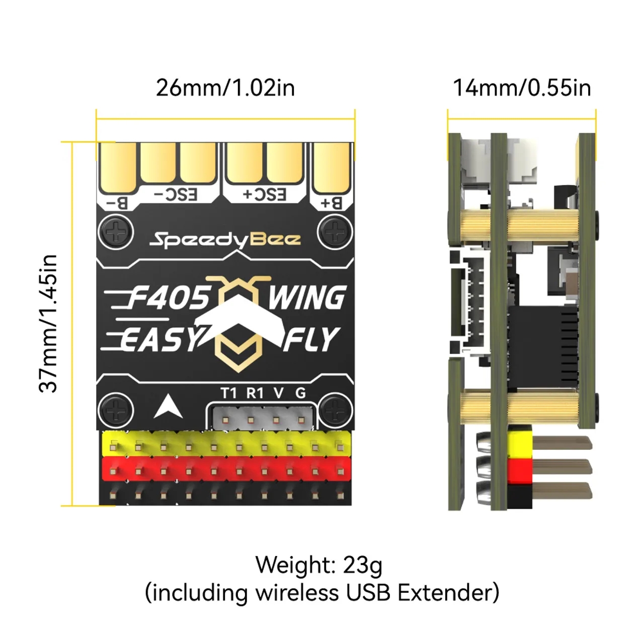 SpeedyBee F405 WING MINI Fixed - Flight Controller incelemesi ve fiyatı