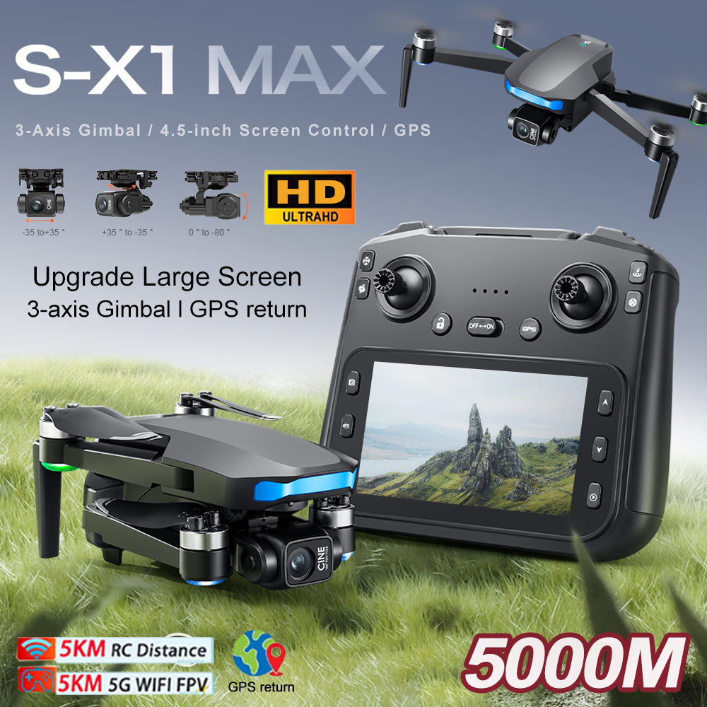 New S-X1 MAX Drone GPS 8K Prof - Drone Rc Gps incelemesi ve fiyatı