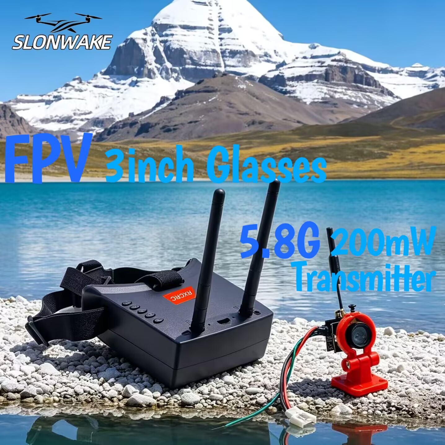 SLONWAKE 5.8G Analog VTX Trans - Drone Rc With Camera incelemesi ve fiyatı