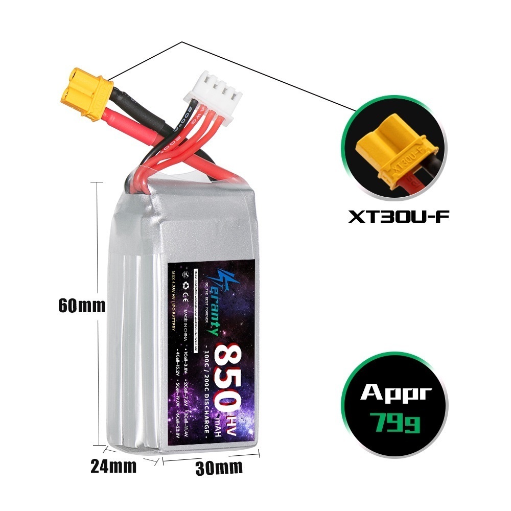 1/2/3PCS TERANTY 3S 11.4V Lipo - Drone Lipo Battery incelemesi ve fiyatı